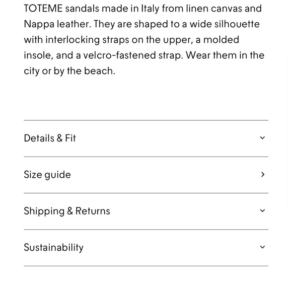 TOTEME chunky sandals - Picture 6 of 6